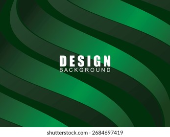 Fundo abstrato das linhas verdes futuristas. Linhas verdes geométricas formam um plano de fundo vetorial abstrato. Fundo moderno verde.