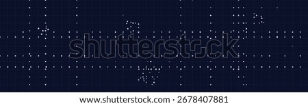 Futuristic grid: minimalist tech background with geometric dot patterns.