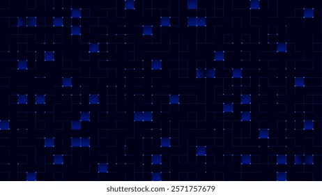 Futuristic grid or technology pattern vector