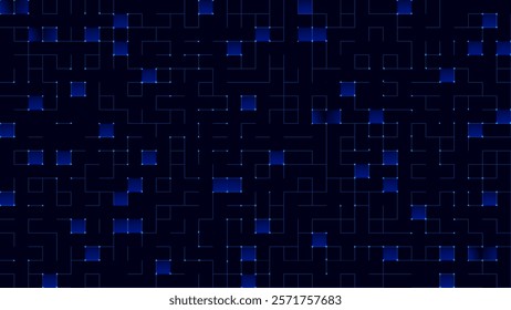 Futuristic grid or technology pattern vector