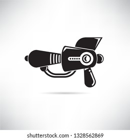 futuristic gun icon