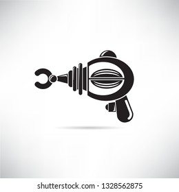 futuristic gun icon