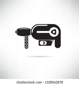 futuristic gun icon
