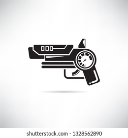 futuristic gun icon