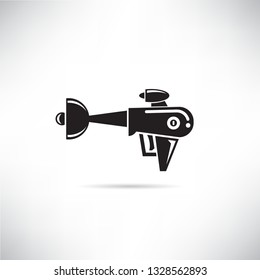 futuristic gun icon