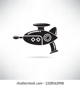 futuristic gun icon