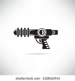 futuristic gun icon
