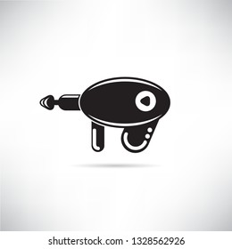 futuristic gun icon