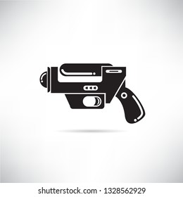 futuristic gun icon