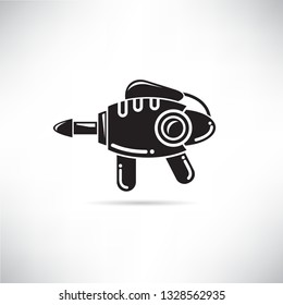 futuristic gun icon