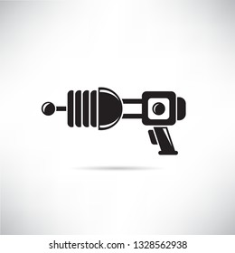 futuristic gun icon