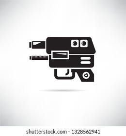 futuristic gun icon