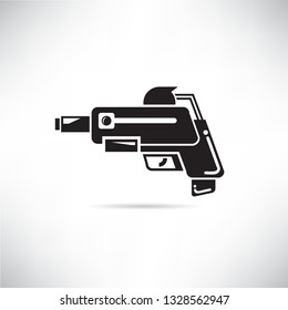 futuristic gun icon