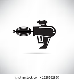 futuristic gun icon