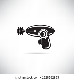 futuristic gun icon