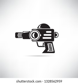 futuristic gun icon