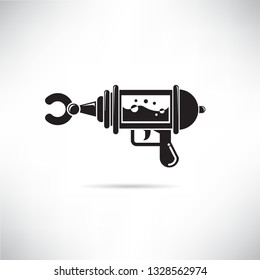 futuristic gun icon