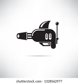 futuristic gun icon