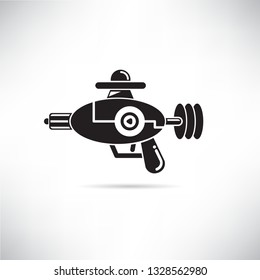 futuristic gun icon