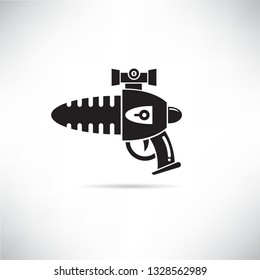 futuristic gun icon
