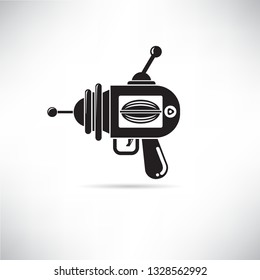 futuristic gun icon