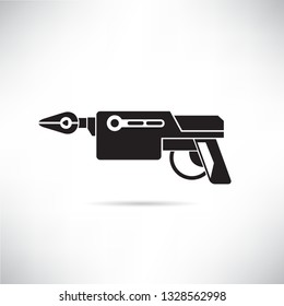 futuristic gun icon