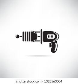 futuristic gun icon