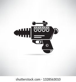 futuristic gun icon