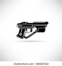 futuristic gun, futuristic weapon