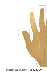 Futuristic hand