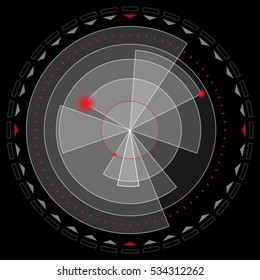 Futuristic head up display interface. Abstract. Vector EPS10.