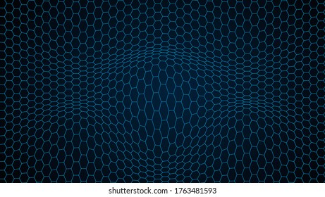 Ilustración vectorial hexagonal futurista. Ilustración vectorial hexagonal futurista.