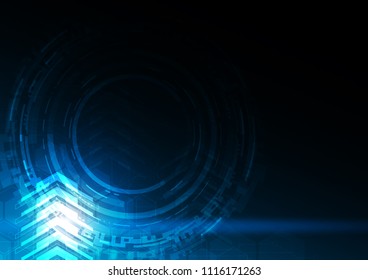 Futuristic hi tech technical parts, Technology abstract, sci-fi and futuristic concept, Vector illustration background.