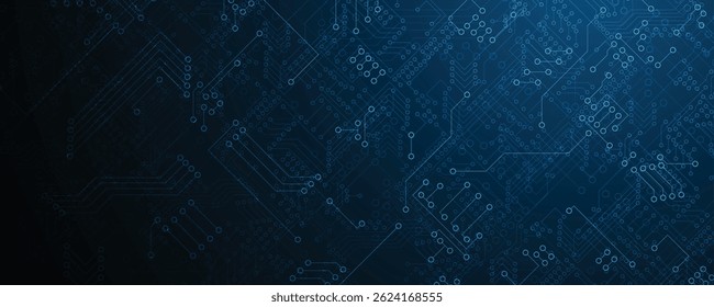 Futuristic high technology abstract circuit board background