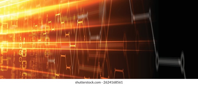 Futuristic high technology abstract circuit board background