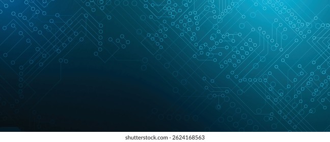 Fundo de placa de circuito abstrato de alta tecnologia futurista