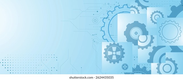 Futuristic high technology abstract circuit board background