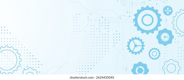 Futuristic high technology abstract circuit board background