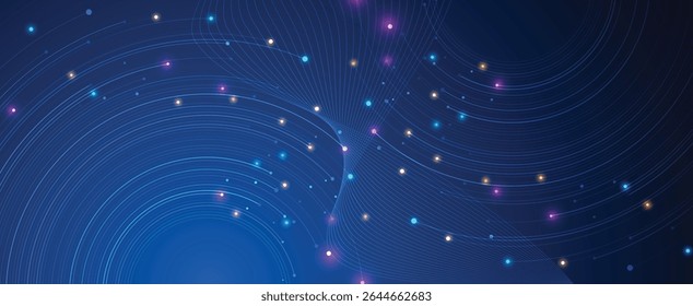 Fondo de placa de circuito abstracto de alta tecnología futurista