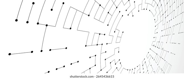 Futuristic high technology abstract circuit board background