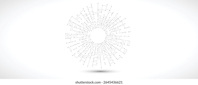 Futuristic high technology abstract circuit board background