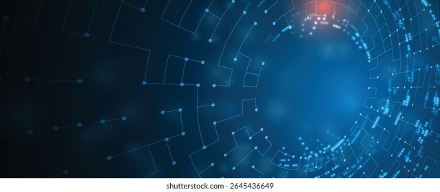Futuristic high technology abstract circuit board background
