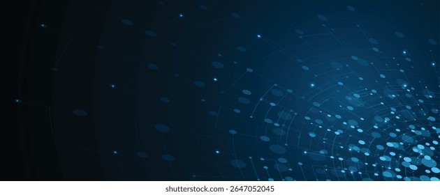 Fondo de placa de circuito abstracto de alta tecnología futurista