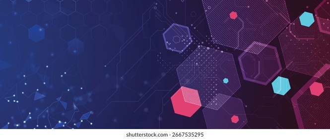 Fundo de placa de circuito abstrato de alta tecnologia futurista