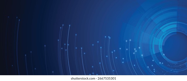 Fundo de placa de circuito abstrato de alta tecnologia futurista