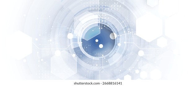 Futuristic high technology abstract circuit board background