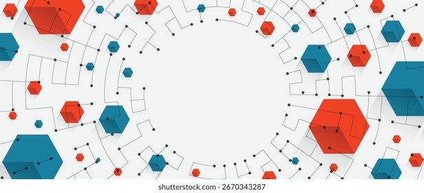 Futuristic high technology abstract circuit board background