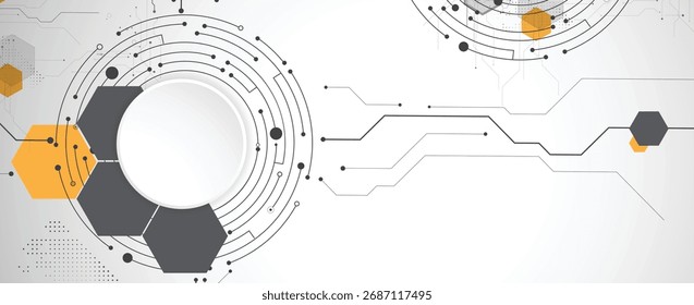 Futuristic high technology abstract circuit board background