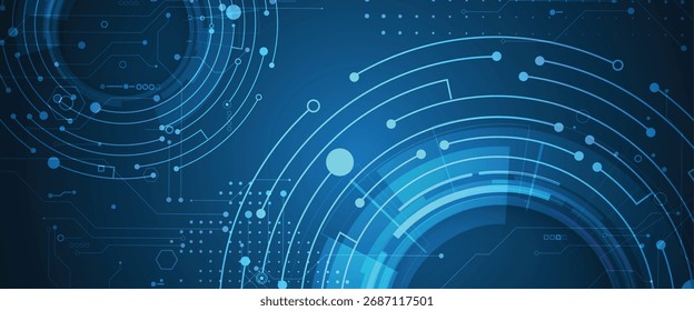 Futuristic high technology abstract circuit board background
