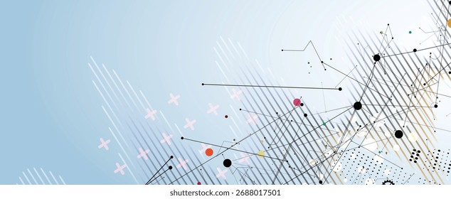 Fundo de placa de circuito abstrato de alta tecnologia futurista